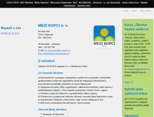 Tablet Screenshot of mezikopci.nepomucko.cz